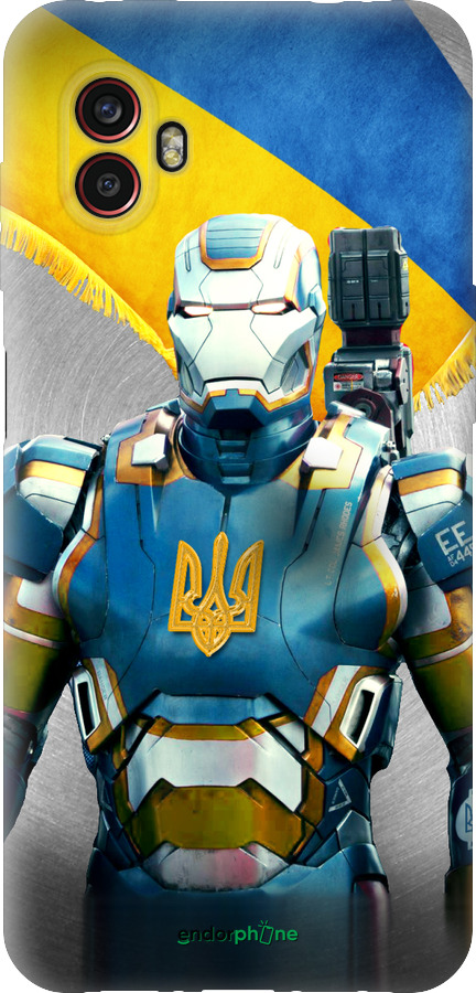 Силиконовый чехол Украинский киборг для Samsung Galaxy Xcover 6 Pro - 980u-2918 изображение 