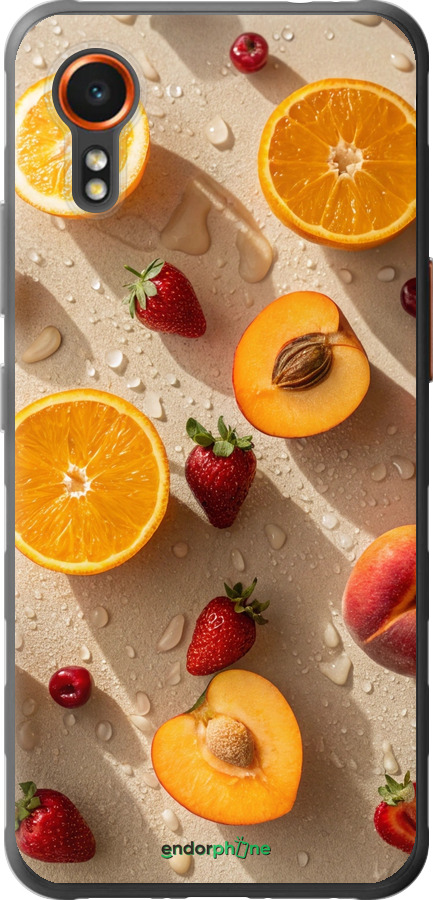 Силіконовий чехол Фрукти 3 для Samsung Galaxy Xcover7 - 6703u-3695 изображение 