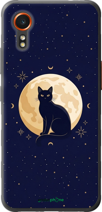 Силіконовий чехол Cute Cat Celestial/Witchy для Samsung Galaxy Xcover7 - 6787u-3695 изображение 