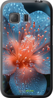 Силиконовый чехол Роса на цветке для Samsung Galaxy Young 2 G130h - 6039u-206 изображение 