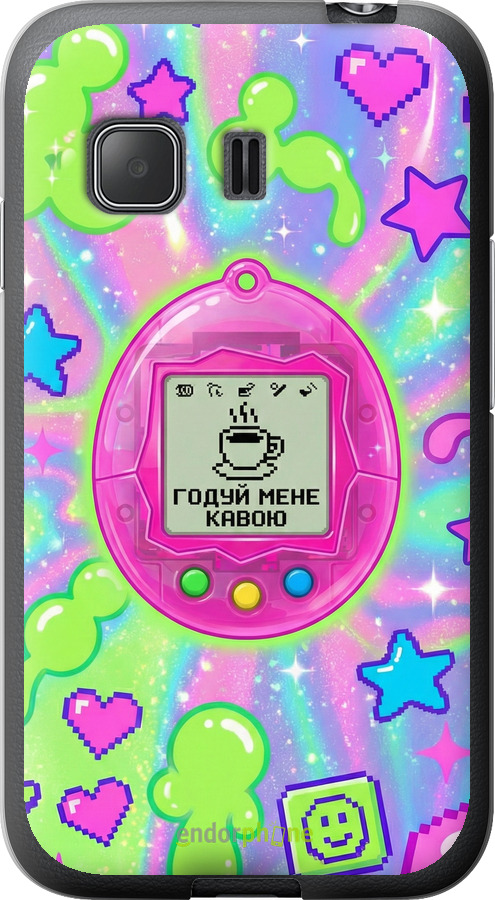 Силиконовый чехол Y2K Aesthetic Retro Pet: Годуй мене кавою для Samsung Galaxy Young 2 G130h - 6784u-206 изображение 