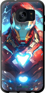 TPU чехол Железный человек для Samsung Galaxy S7 Edge G935F - 6372b-257 изображение 