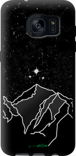 TPU чехол Мінімалістичний гірський краєвид для Samsung Galaxy S7 Edge G935F - 6438b-257 изображение 