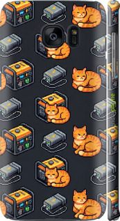 3D пластиковый матовый чехол Autonomous Zone для Samsung Galaxy S7 Edge G935F - 6771m-257 изображение 