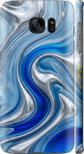 3D пластиковый матовый чехол 'Liquid Chrome' для Samsung Galaxy S7 Edge G935F изображение 9