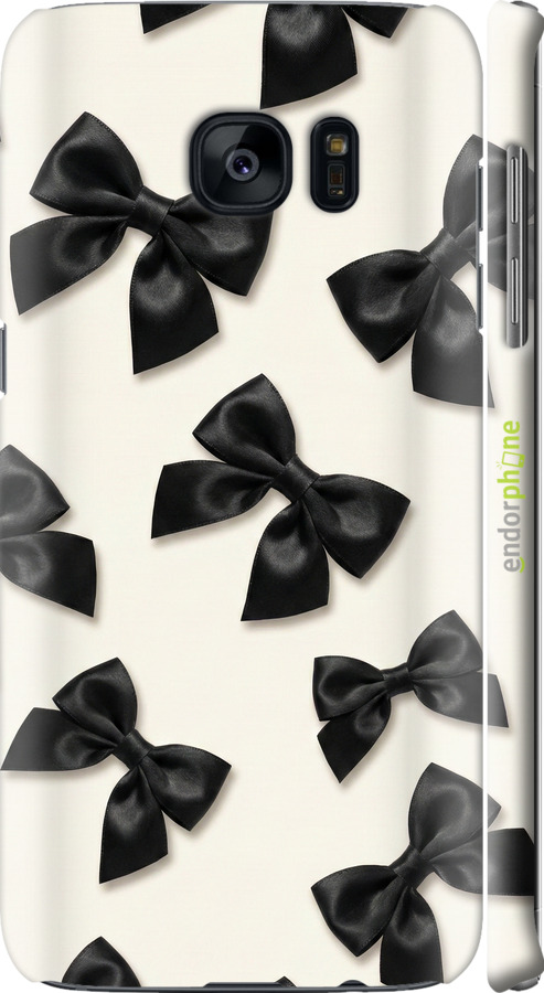 3D пластиковий матовий чехол Dark Coquette для Samsung Galaxy S7 Edge G935F - 6765m-257 изображение 