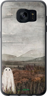 2D пластиковий чехол Самотій привид на фоні гір для Samsung Galaxy S7 Edge G935F - 6486t-257 изображение 