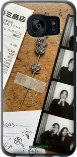 Силиконовый чехол Aesthetic Scrapbook Collage для Samsung Galaxy S7 Edge G935F - 6773u-257 изображение 