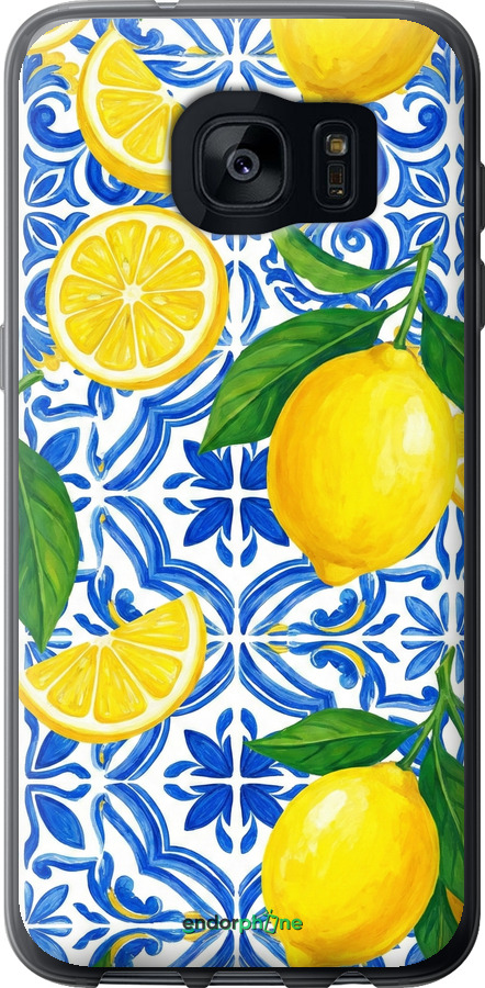 Силиконовый чехол Grocery Girl Italian Summer для Samsung Galaxy S7 Edge G935F - 6766u-257 изображение 