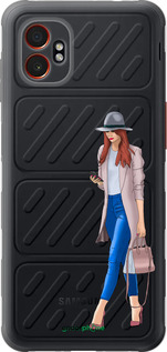 Силиконовый чехол Девушка 1 для Samsung Xcover7 Pro - 4751u-4092 изображение 