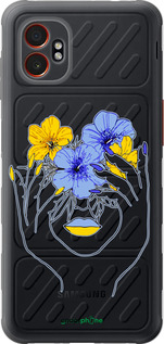 Силиконовый чехол Девушка v4 для Samsung Xcover7 Pro - 5276u-4092 изображение 