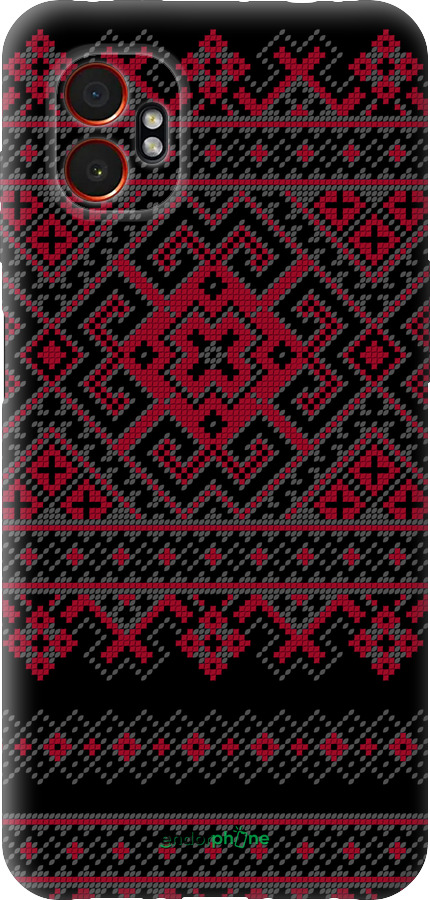 Силиконовый чехол Вышиванка 52 для Samsung Xcover7 Pro - 1763u-4092 изображение 