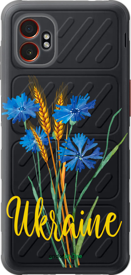Силіконовий чехол Ukraine v2 для Samsung Xcover7 Pro - 5445u-4092 изображение 