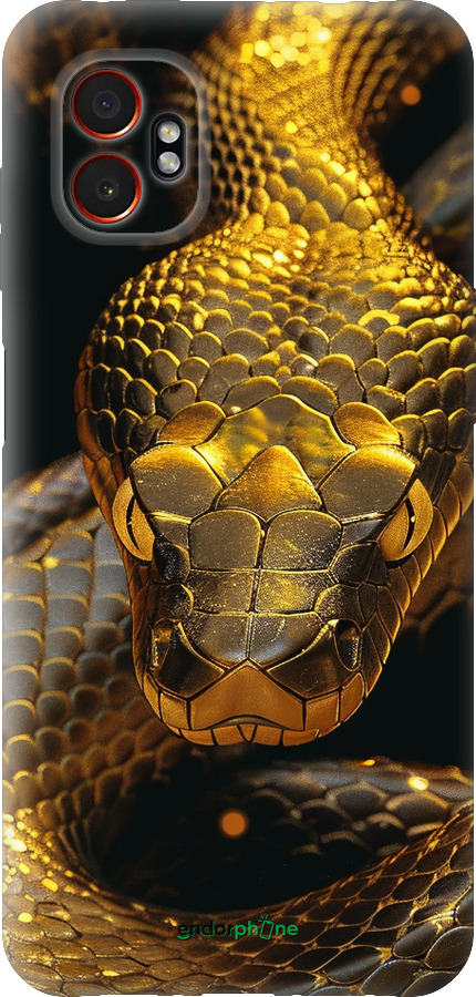 Силіконовий чехол Golden snake для Samsung Xcover7 Pro - 6072u-4092 изображение 