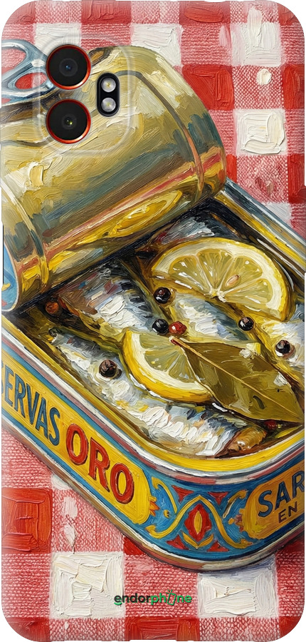 Силиконовый чехол Vintage Sardine Tin Phone для Samsung Xcover7 Pro - 6772u-4092 изображение 