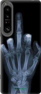 Силиконовый чехол Рука через рентген для Sony Xperia 1 IV - 1007u-2787 изображение 