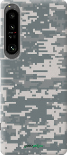 Силиконовый чехол Камуфляж для Sony Xperia 1 IV - 1085u-2787 изображение 
