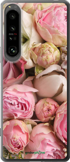 Силиконовый чехол Розы v2 для Sony Xperia 1 IV - 2320u-2787 изображение 