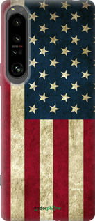 Силиконовый чехол Флаг США для Sony Xperia 1 IV - 395u-2787 изображение 