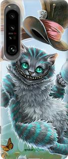 Силиконовый чехол Чеширский кот 2 для Sony Xperia 1 IV - 3993u-2787 изображение 