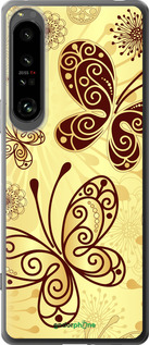 Силиконовый чехол Красивые бабочки для Sony Xperia 1 IV - 4170u-2787 изображение 