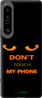 Силиконовый чехол Don't touch the phone для Sony Xperia 1 IV - 4261u-2787 изображение 