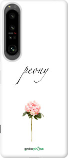 Силиконовый чехол Пион для Sony Xperia 1 IV - 4366u-2787 изображение 