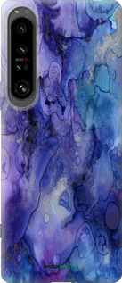 Силиконовый чехол Мрамор 7 для Sony Xperia 1 IV - 4802u-2787 изображение 