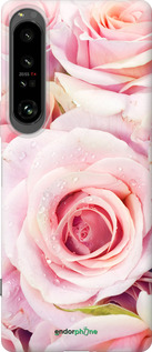 Силиконовый чехол Розы для Sony Xperia 1 IV - 525u-2787 изображение 