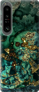 Силіконовий чохол 'Мармур золото багатство' для Sony Xperia 1 IV зображення 7