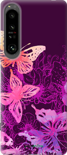 Силіконовий чехол Метелики v2 для Sony Xperia 1 IV - 5475u-2787 изображение 