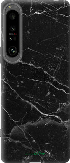 Силиконовый чехол Черный мрамор v2 для Sony Xperia 1 IV - 5568u-2787 изображение 