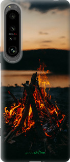 Силиконовый чехол Огонь для Sony Xperia 1 IV - 6021u-2787 изображение 