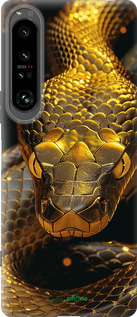 Силиконовый чехол Golden snake для Sony Xperia 1 IV - 6072u-2787 изображение 