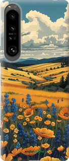 Силіконовий чехол Українське поле для Sony Xperia 1 IV - 6082u-2787 изображение 