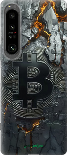 Силіконовий чехол Розпечений біткойн для Sony Xperia 1 IV - 6091u-2787 изображение 