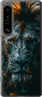 Силиконовый чехол Лев в сумерках для Sony Xperia 1 IV - 6154u-2787 изображение 