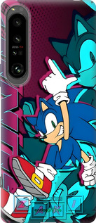 Силіконовий чехол Соник для Sony Xperia 1 IV - 6284u-2787 изображение 