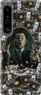 Силиконовый чехол Волк с валл стрит для Sony Xperia 1 IV - 6287u-2787 изображение 