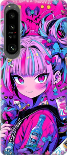 Силиконовый чехол Аниме милаха для Sony Xperia 1 IV - 6314u-2787 изображение 