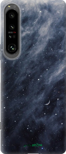 Силіконовий чехол Сині хмари, Синій місяць для Sony Xperia 1 IV - 6398u-2787 изображение 