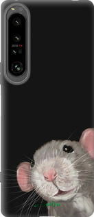Силиконовый чехол The Peeking Rat для Sony Xperia 1 IV - 6442u-2787 изображение 