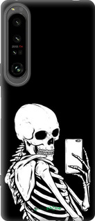 Силиконовый чехол Скелет делает Selfie для Sony Xperia 1 IV - 6535u-2787 изображение 
