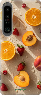 Силиконовый чехол Фрукты 3 для Sony Xperia 1 IV - 6703u-2787 изображение 