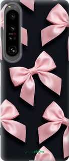 Силіконовий чехол Coquette Ribbons Dark Coquette для Sony Xperia 1 IV - 6767u-2787 изображение 