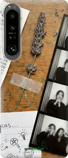 Силиконовый чехол Aesthetic Scrapbook Collage для Sony Xperia 1 IV - 6773u-2787 изображение 