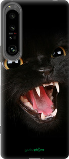 Силіконовий чехол Чорна кішка для Sony Xperia 1 IV - 932u-2787 изображение 
