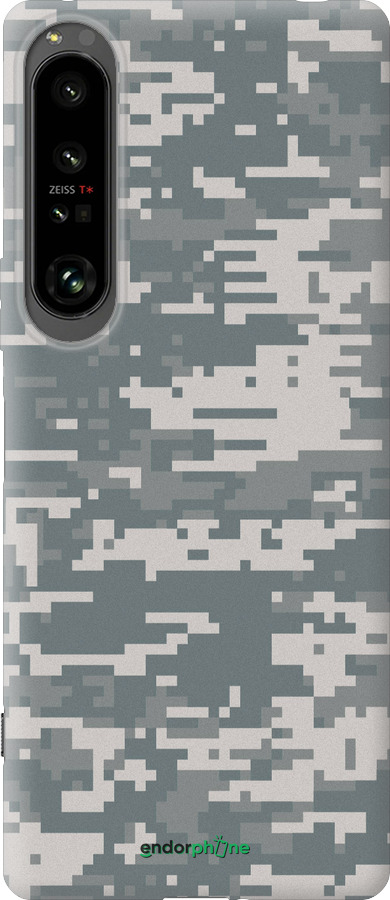 Силиконовый чехол Камуфляж для Sony Xperia 1 IV - 1085u-2787 изображение 