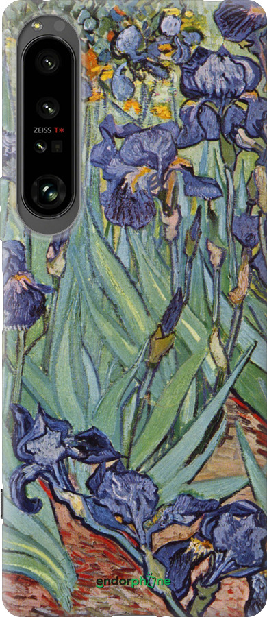 Силиконовый чехол Винсент Ван Гог. Ирисы для Sony Xperia 1 IV - 161u-2787 изображение 