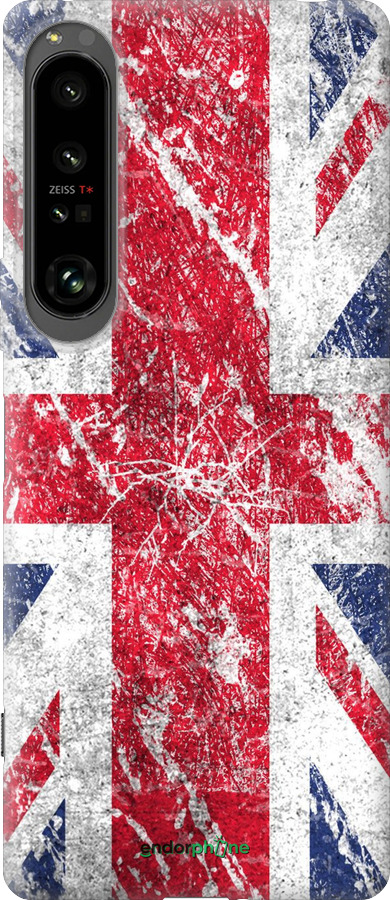 Силиконовый чехол Флаг Великобритании 1 для Sony Xperia 1 IV - 386u-2787 изображение 